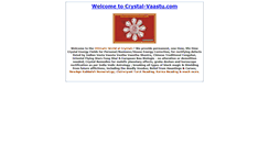 Desktop Screenshot of crystal-vaastu.com